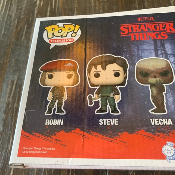 Funko Pop ! Television NETFLIX Stranger Things 4 Robin Steve Vecna 3 Pack Ex New - Picture 7 of 8